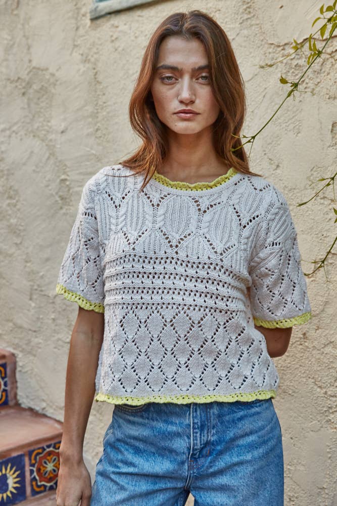 Karlie Crochet Sweater