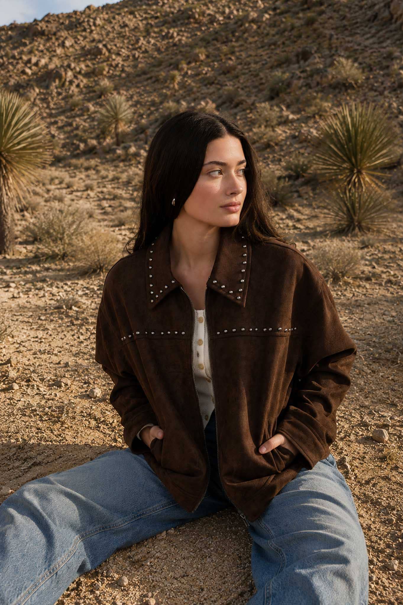 Amelia Suede Jacket