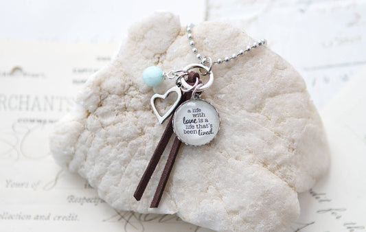 A Life With Love Fringe Necklace