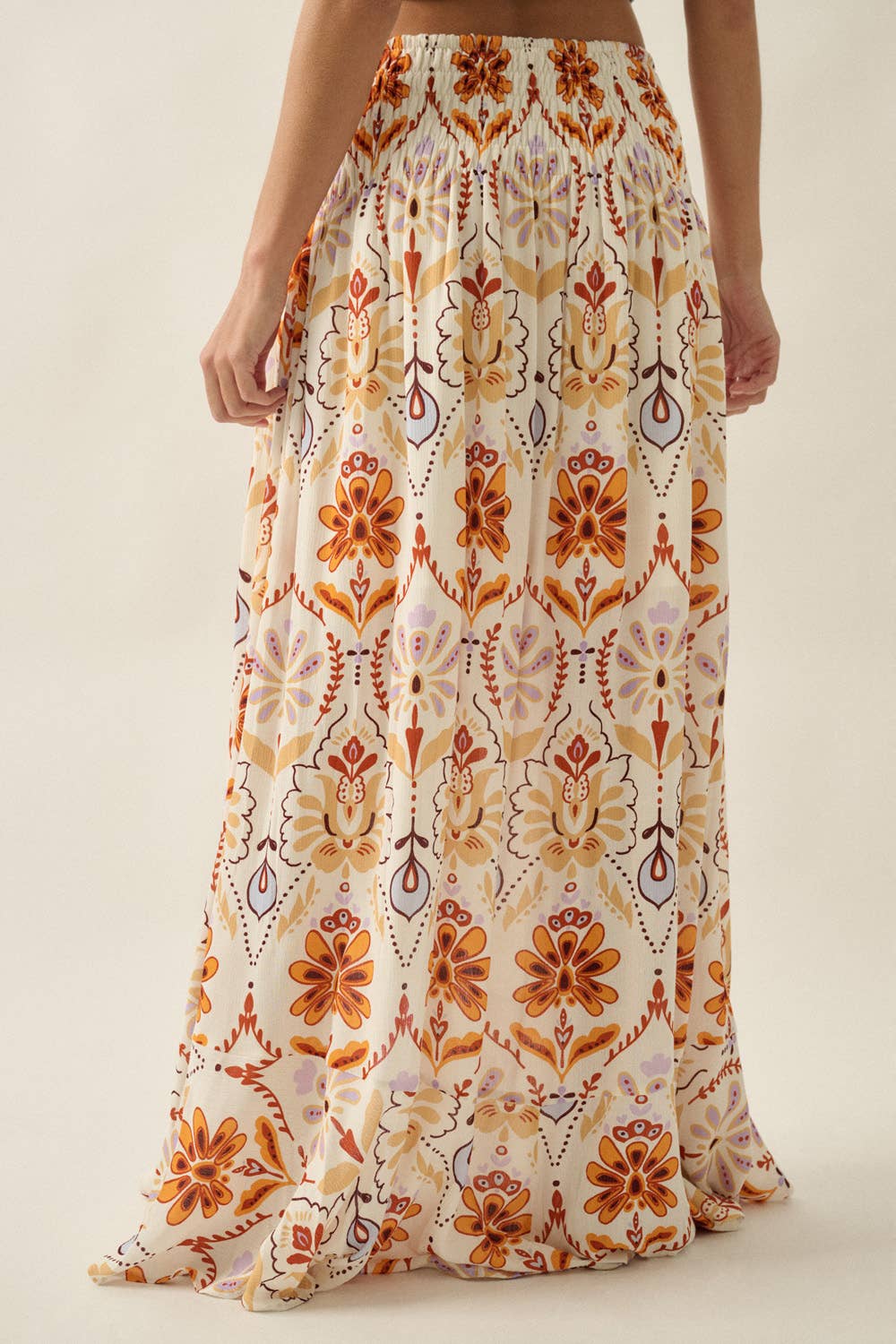 Hannah Floral Maxi Skirt