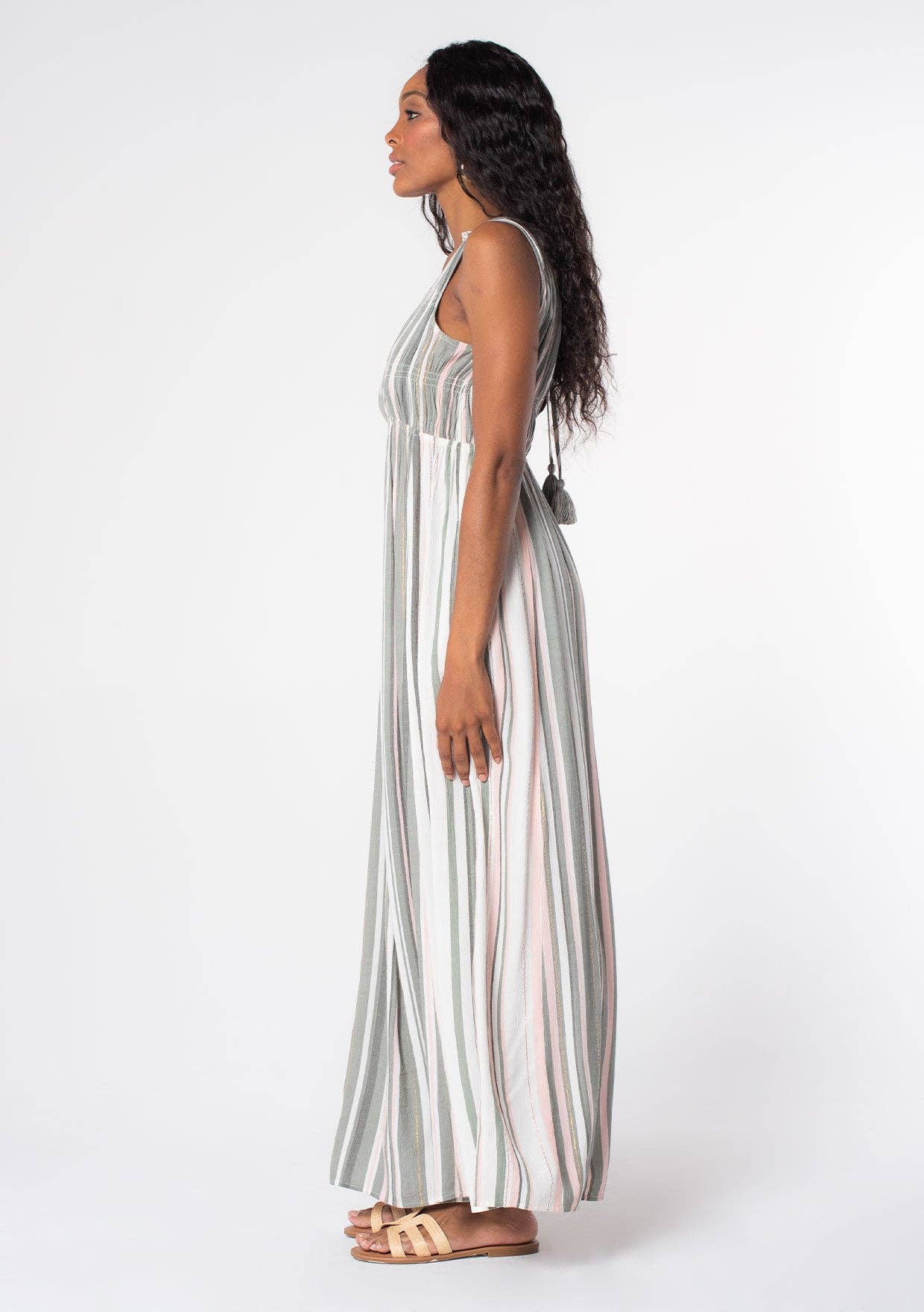 Jillian Striped Maxi Dress
