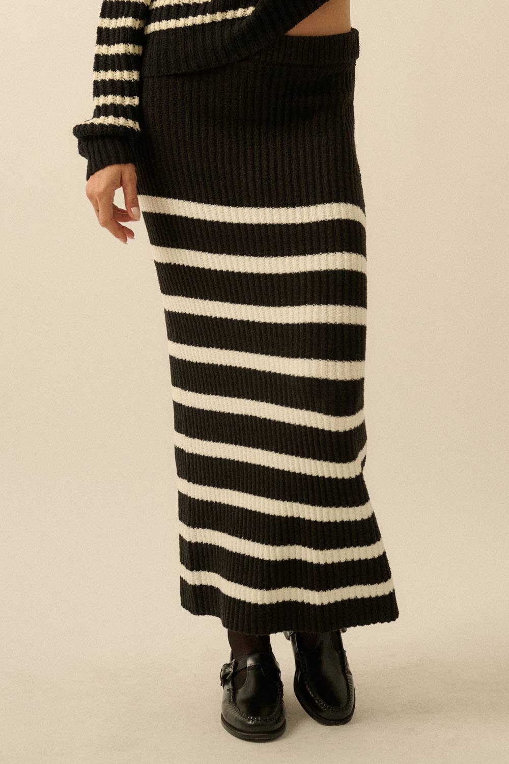 Julia Striped Maxi Skirt