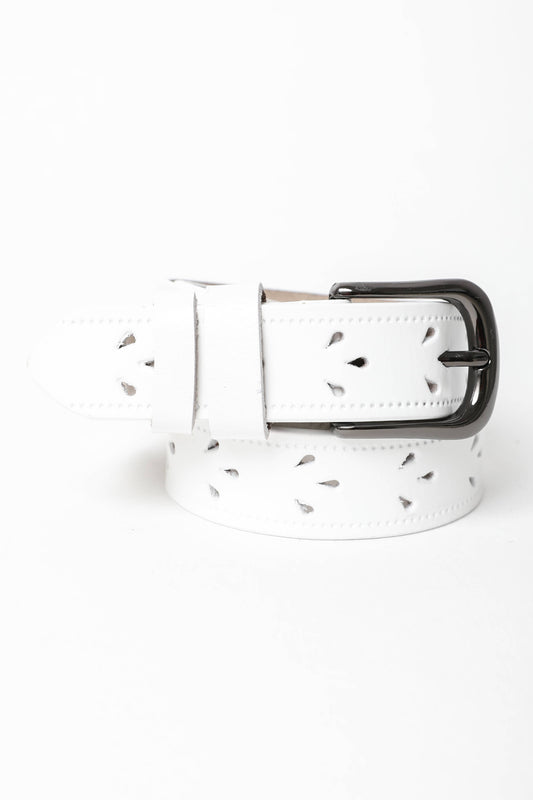Petal Leather Belt
