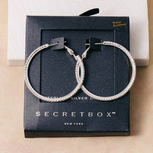 Cz Inside-Out Hoop Earrings
