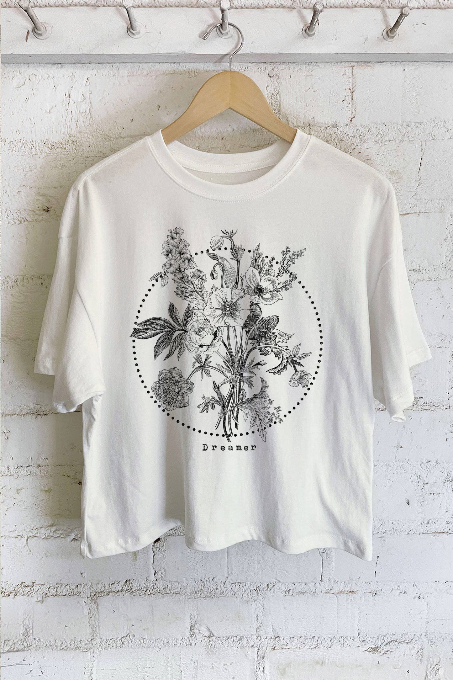 Dreamer Flower Crop Tee