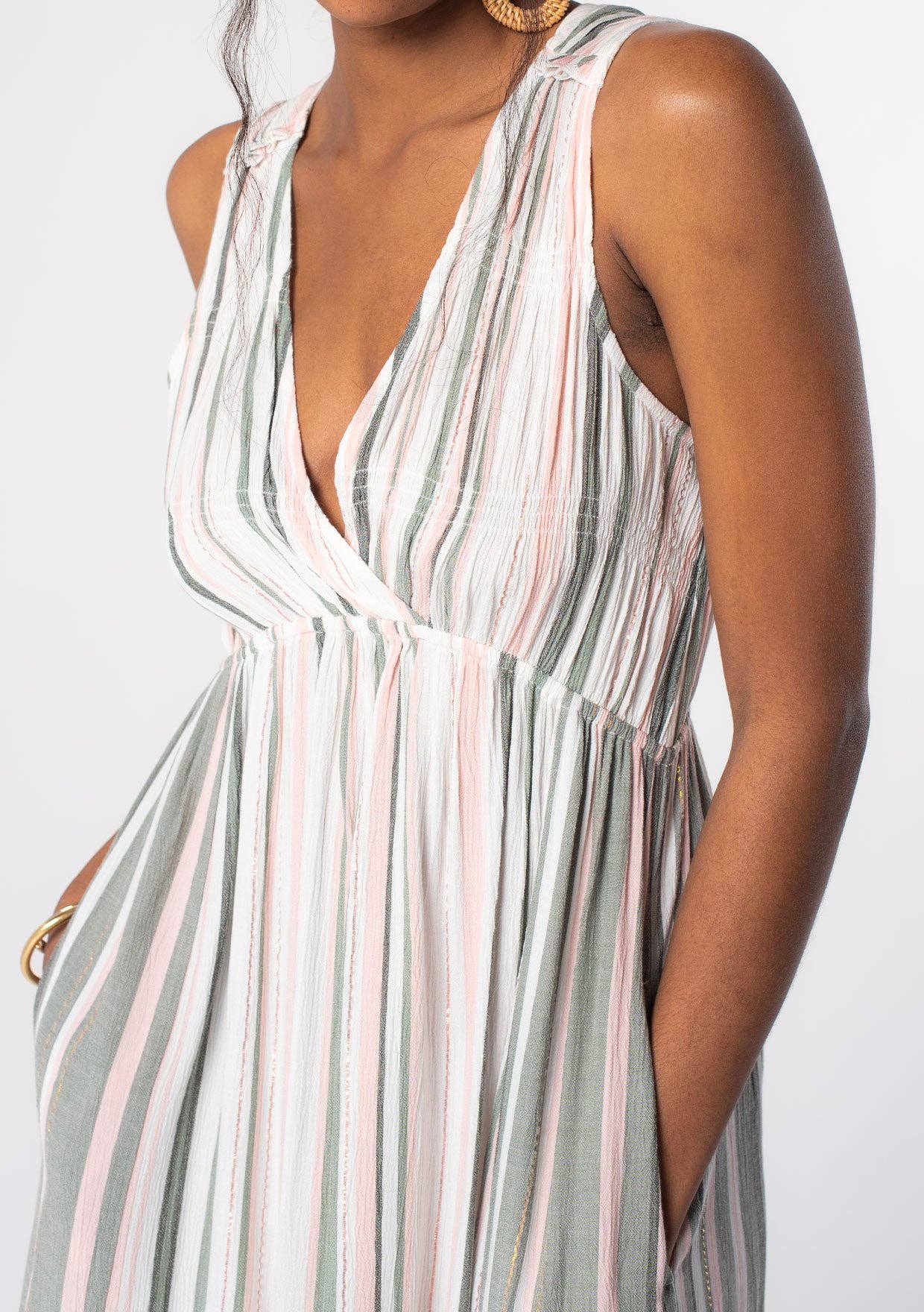 Jillian Striped Maxi Dress