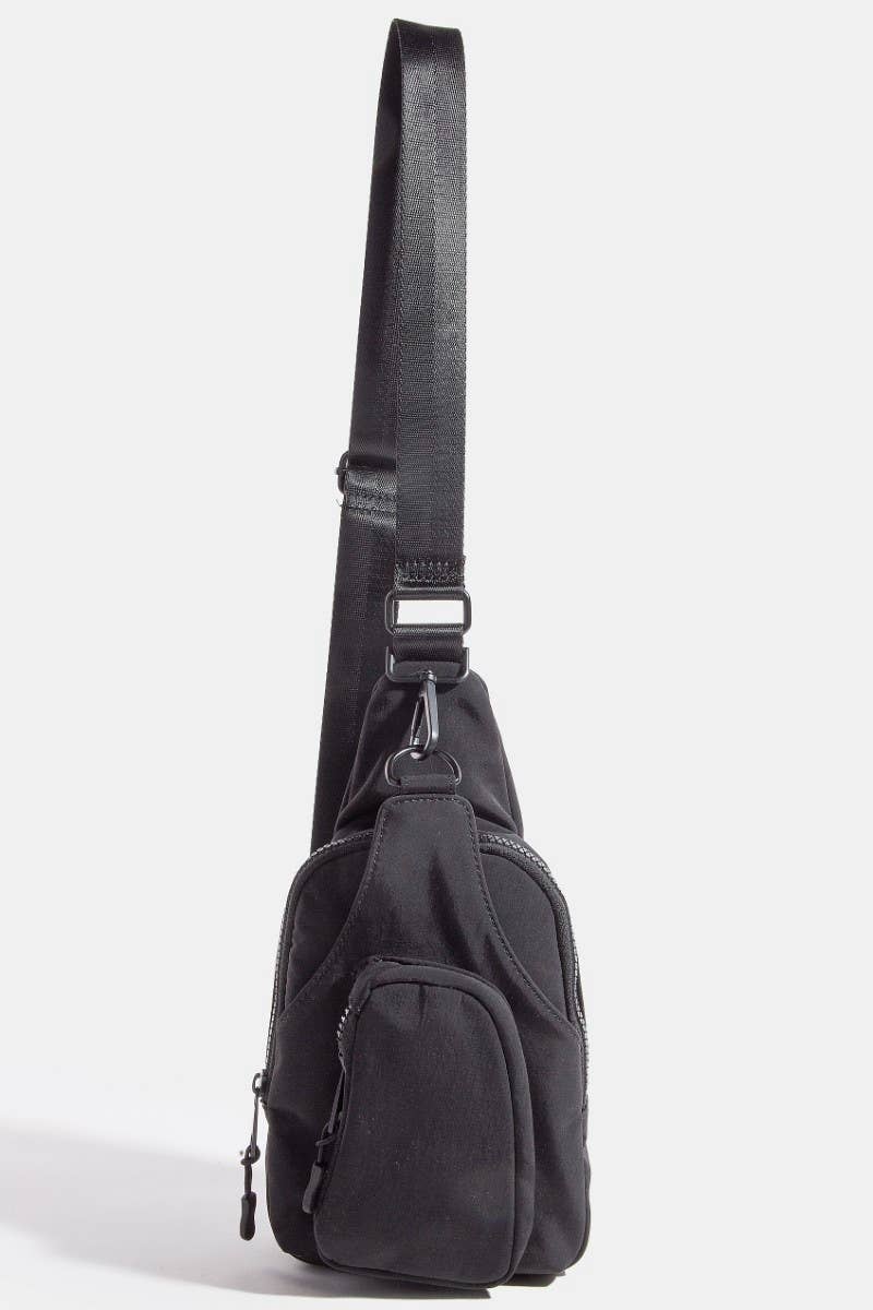 Nylon Multi Pocket Sling Bag