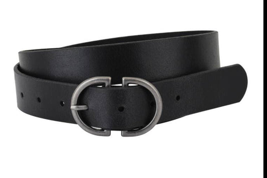 Double D Leather Belt